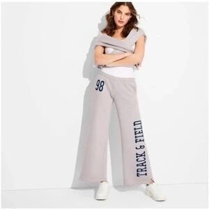 NEW- Wild Fable Track & Field Graphic Sweatpants